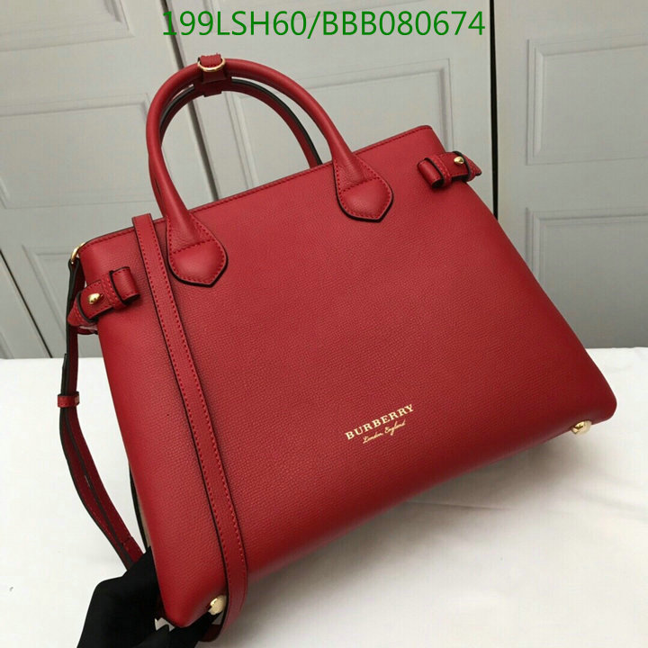 Burberry Bag-(Mirror)-Handbag-,Code: BBB080674,$:199USD