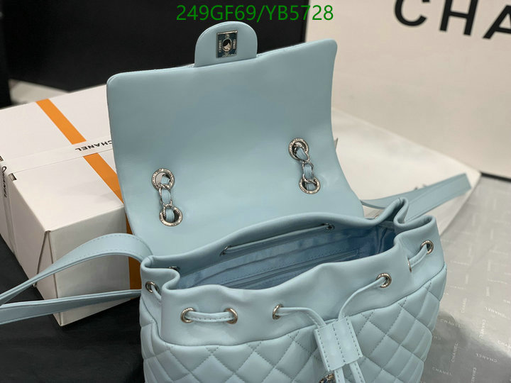 Chanel Bags -(Mirror)-Backpack-,Code: YB5728,$: 249USD