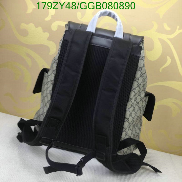 Gucci Bag-(Mirror)-Backpack-,Code: GGB080890,$:179USD