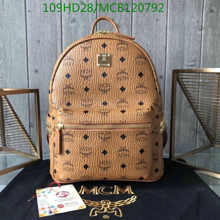 MCM Bag-(Mirror)-Backpack-,Code: MCB120792,$: 109USD