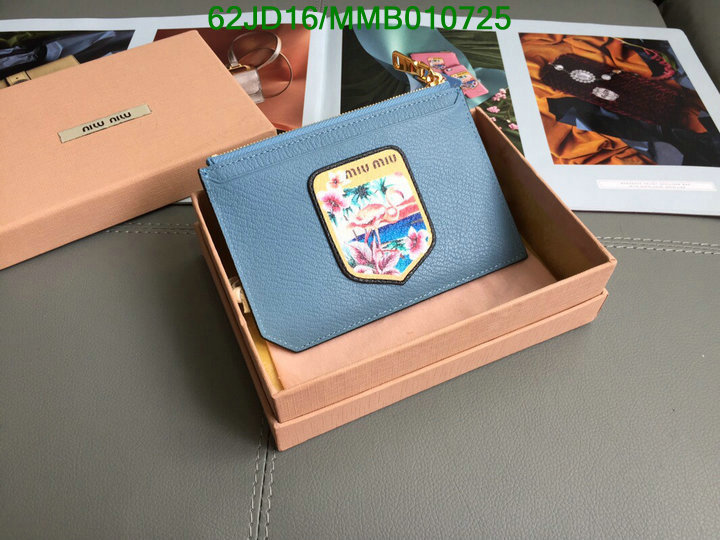 Miu Miu Bag-(Mirror)-Wallet-,Code: MMB010725,$: 62USD