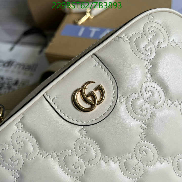 Gucci Bag-(Mirror)-Diagonal-,Code: ZB3893,$: 229USD