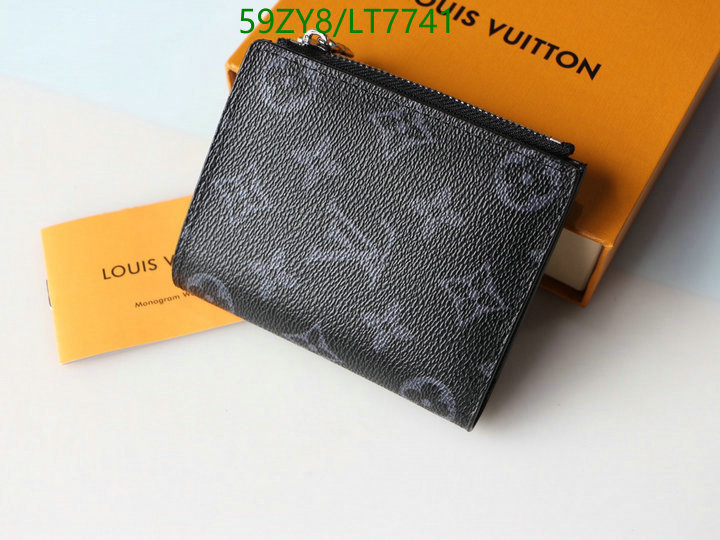 LV Bags-(4A)-Wallet-,Code: LT7741,$: 59USD