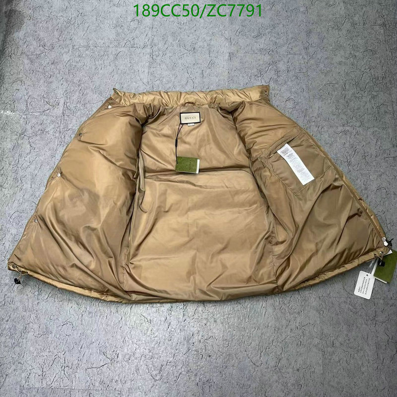 Down jacket Men-Gucci, Code: ZC7791,$: 189USD