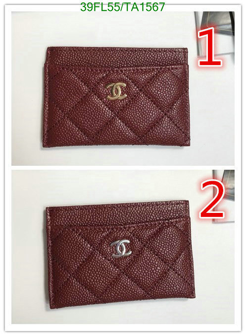 Chanel Bags ( 4A )-Wallet-,Code: TA1567,$: 39USD