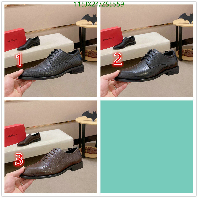 Men shoes-Ferragamo, Code: ZS5559,$: 115USD