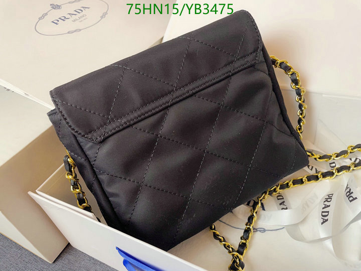 Prada Bag-(4A)-Diagonal-,Code: YB3475,$: 75USD