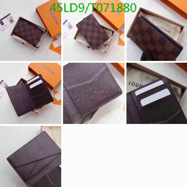 LV Bags-(Mirror)-Wallet-,Code: T071880,$: 45USD