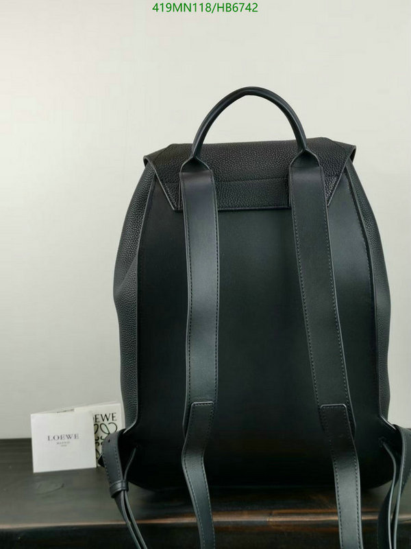 Loewe Bag-(Mirror)-Backpack-,Code: HB6742,$: 419USD