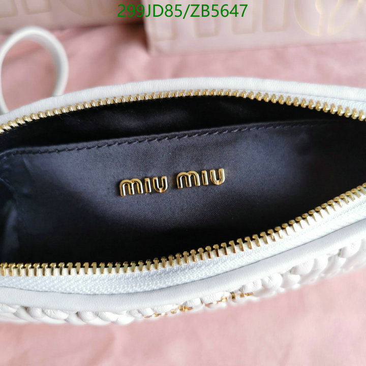 Miu Miu Bag-(Mirror)-Diagonal-,Code: ZB5647,$: 299USD