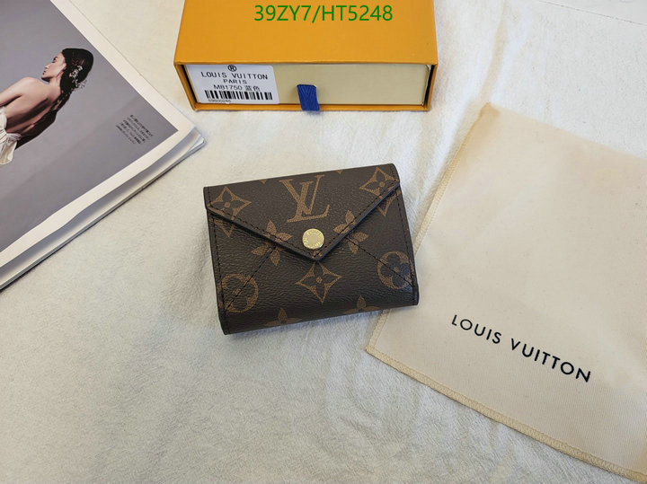 LV Bags-(4A)-Wallet-,Code: HT5248,$: 39USD