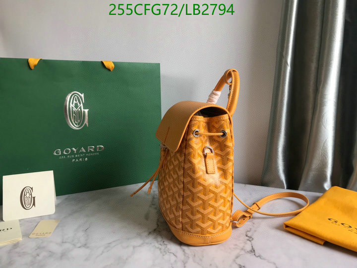 Goyard Bag-(Mirror)-Backpack-,Code: LB2794,$: 255USD