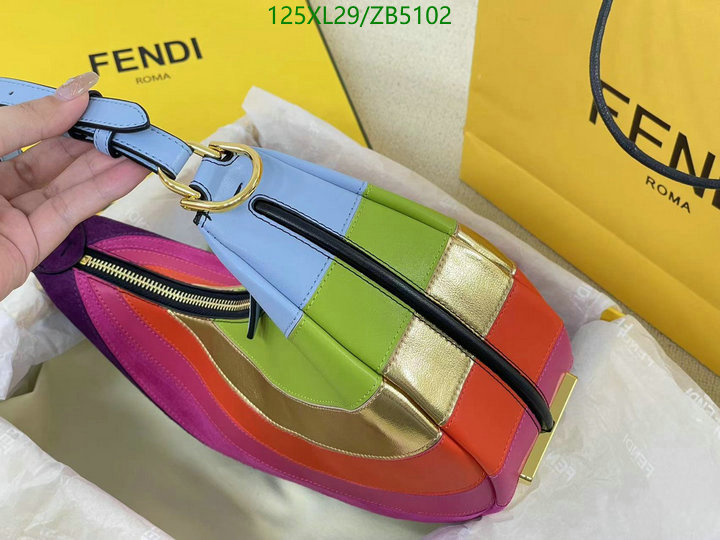 Fendi Bag-(4A)-Graphy-Cookie-,Code: ZB5102,$: 125USD