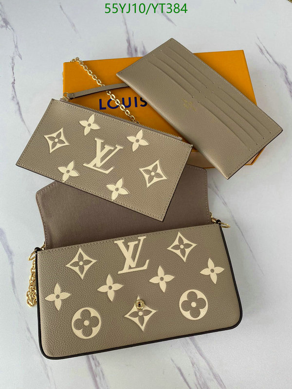 LV Bags-(4A)-Wallet-,Code: YT384,$: 55USD