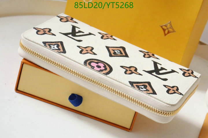 LV Bags-(Mirror)-Wallet-,Code: YT5268,$: 85USD