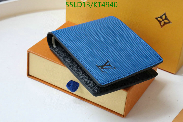 LV Bags-(Mirror)-Wallet-,Code: KT4940,$: 55USD