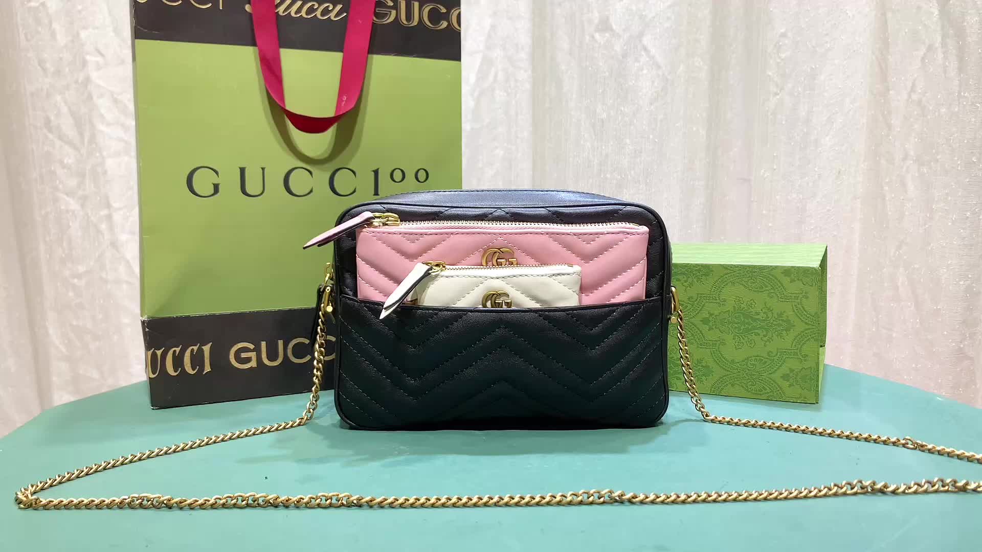 Gucci Bag-(4A)-Marmont,Code: HB2713,$: 85USD