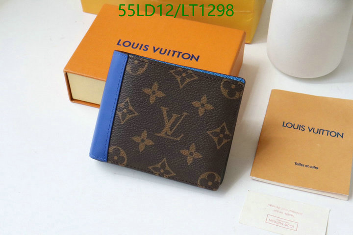 LV Bags-(Mirror)-Wallet-,Code: LT1298,$: 55USD