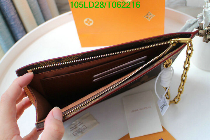 LV Bags-(Mirror)-Wallet-,Code: T062216,$: 105USD