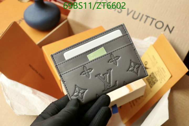 LV Bags-(Mirror)-Wallet-,Code: ZT6602,$: 69USD