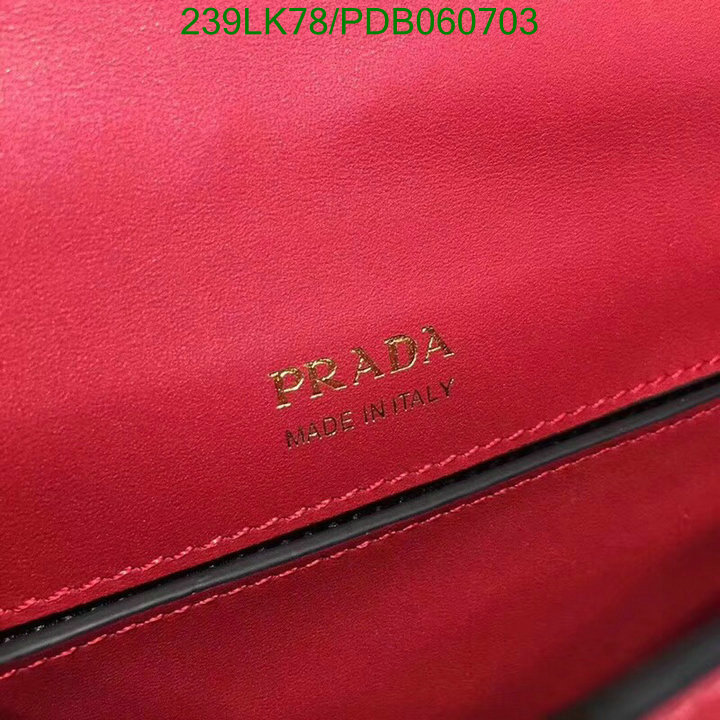 Prada Bag-(Mirror)-Diagonal-,Code: PDB060703,$: 239USD