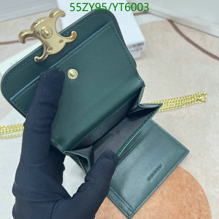 Celine Bag-(4A)-Wallet-,Code: YT6003,$: 55USD