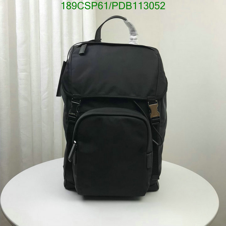 Prada Bag-(Mirror)-Backpack-,Code: PDB113052,$: 189USD