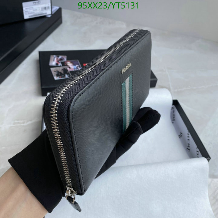 Prada Bag-(Mirror)-Wallet-,Code: YT5131,$: 95USD