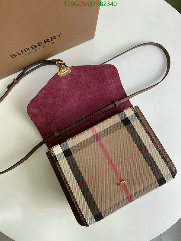 Burberry Bag-(Mirror)-Diagonal-,Code: HB2340,$: 199USD