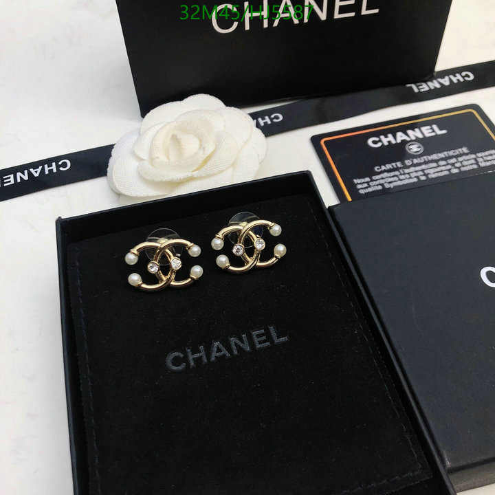 Jewelry-Chanel,Code: HJ5587,$: 32USD