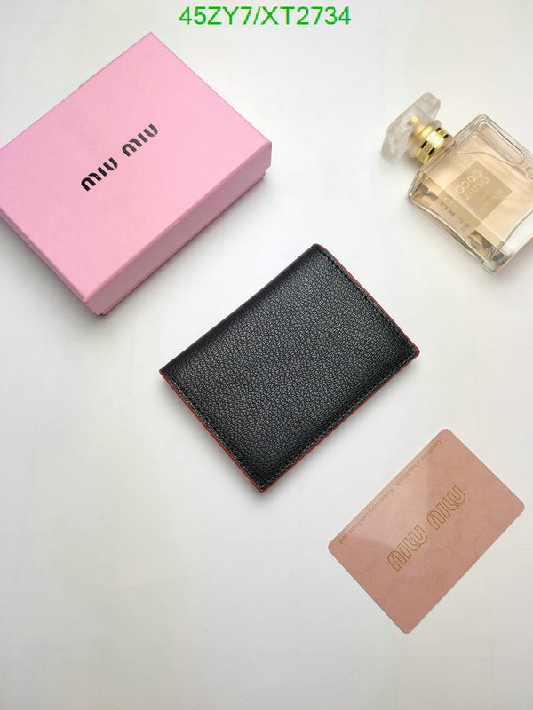 Miu Miu Bag-(4A)-Wallet-,Code: XT2734,$: 45USD