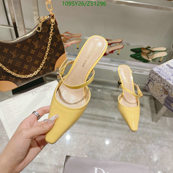 Women Shoes-Dior,Code: ZS1296,$: 109USD