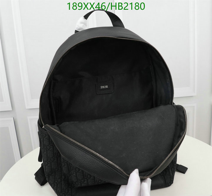 Dior Bags -(Mirror)-Backpack-,Code: HB2180,$: 189USD