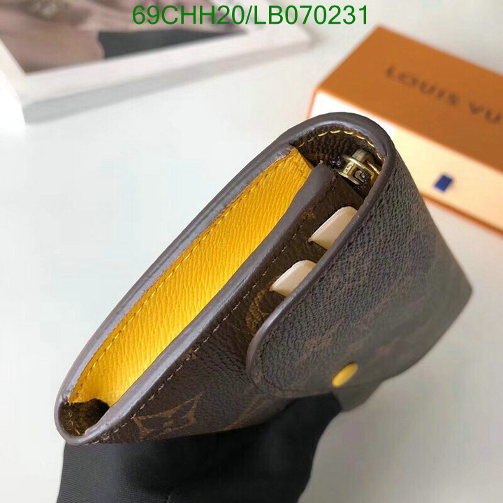 LV Bags-(Mirror)-Wallet-,Code: LB070231,$: 69USD