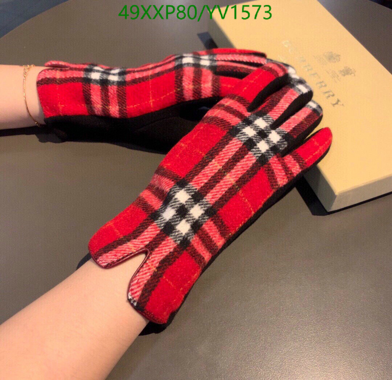 Gloves-Burberry, Code: YV1573,$: 49USD