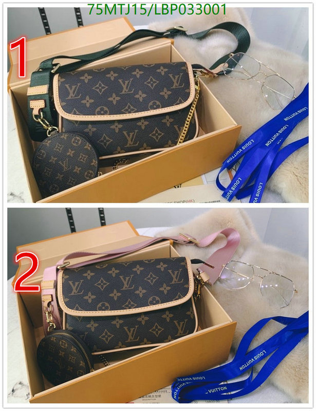 LV Bags-(4A)-New Wave Multi-Pochette-,Code: LBP033001,$: 75USD