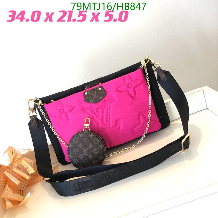 LV Bags-(4A)-New Wave Multi-Pochette-,Code: HB847,$: 79USD