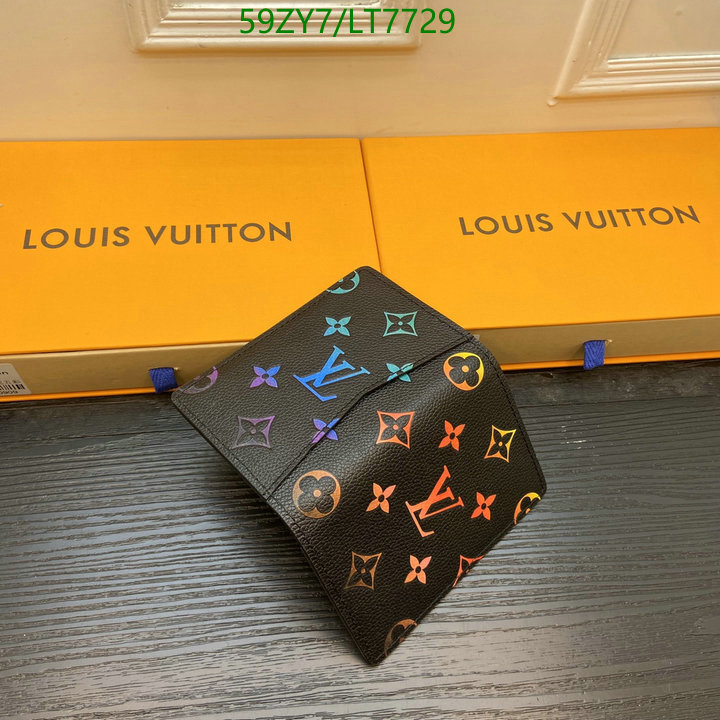 LV Bags-(4A)-Wallet-,Code: LT7729,$: 59USD