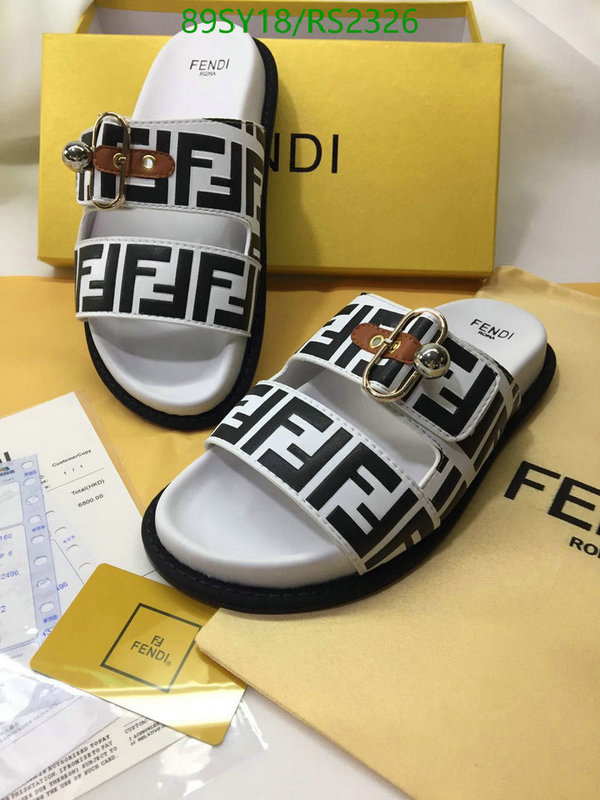 Men shoes-Fendi, Code: RS2326,$: 89USD