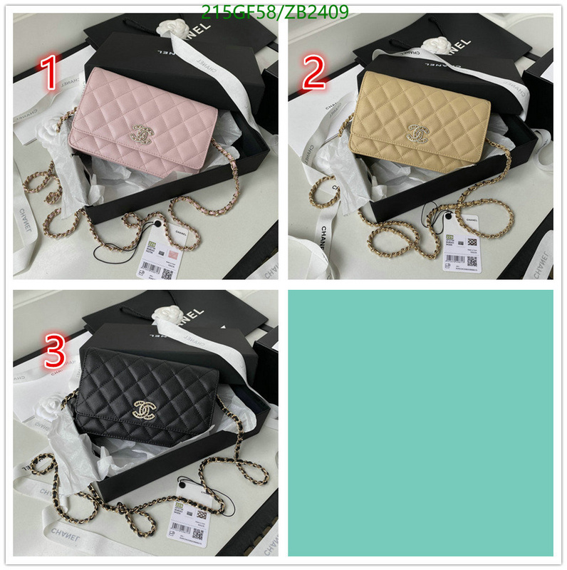 Chanel Bags -(Mirror)-Diagonal-,Code: ZB2409,$: 215USD