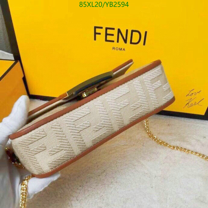 Fendi Bag-(4A)-Baguette-,Code: YB2594,$: 85USD