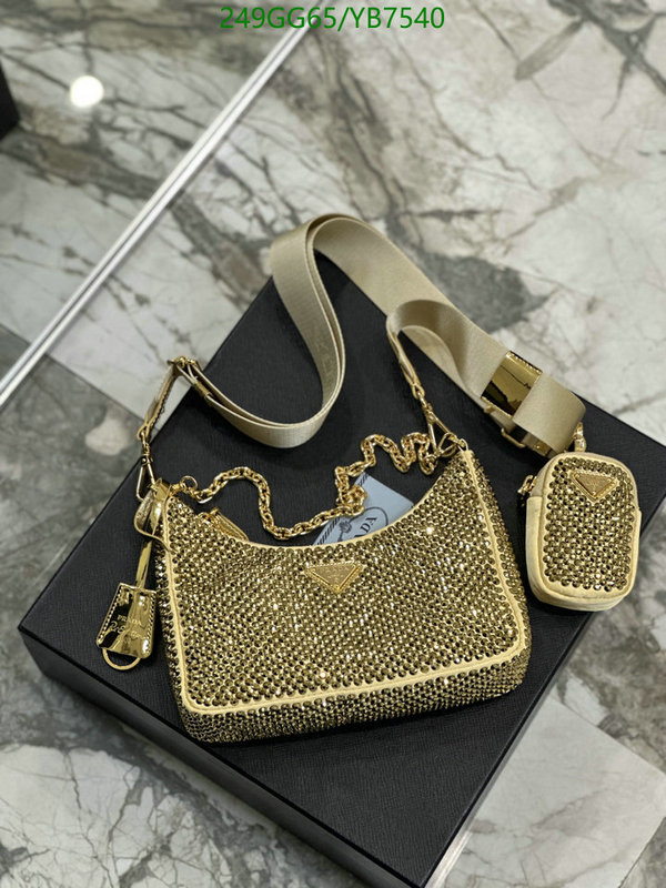 Prada Bag-(Mirror)-Re-Edition 2005,Code: YB7540,$: 249USD