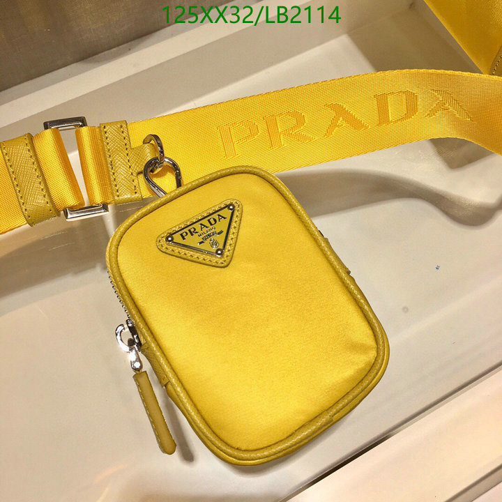 Prada Bag-(Mirror)-Diagonal-,Code: LB2114,$: 125USD