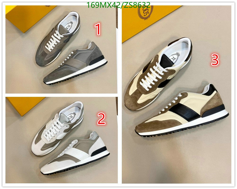 Men shoes-Tods, Code: ZS8632,$: 169USD