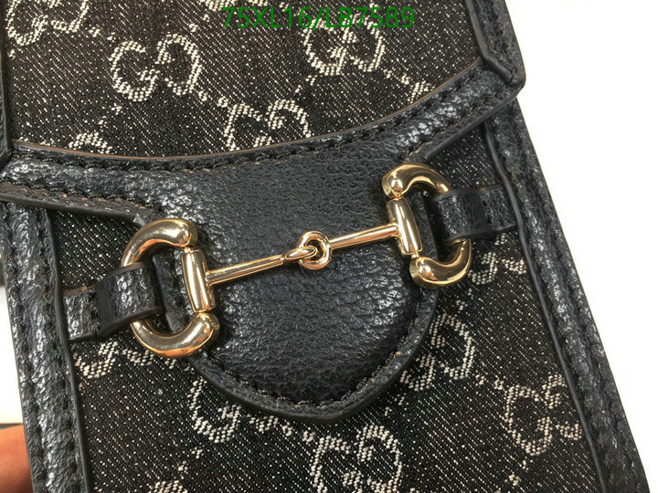 Gucci Bag-(4A)-Horsebit-,Code: LB7589,$: 75USD