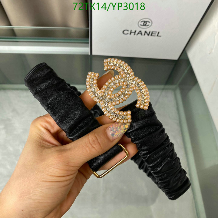 Belts-Chanel,Code: YP3018,$: 72USD