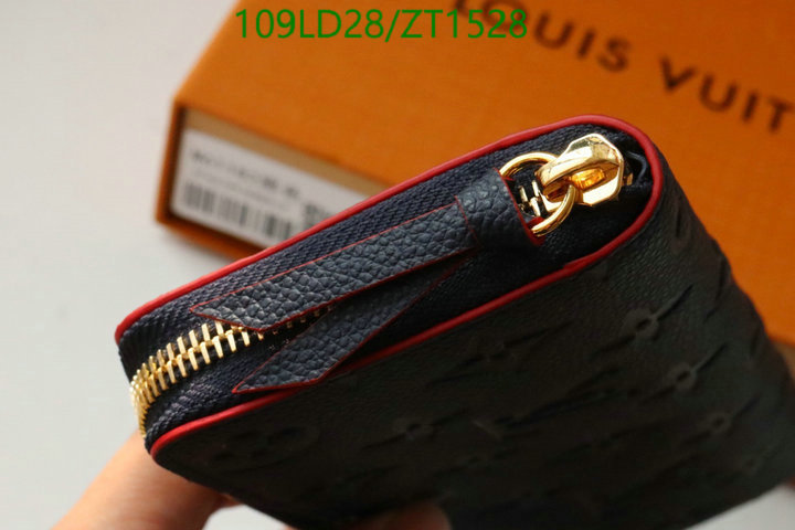 LV Bags-(Mirror)-Wallet-,Code: ZT1528,$: 109USD