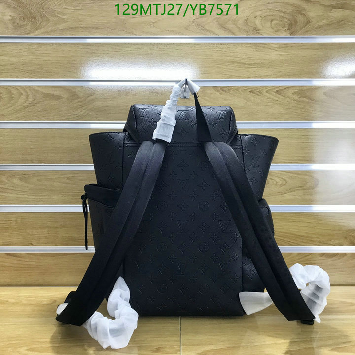 LV Bags-(4A)-Backpack-,Code: YB7571,$: 129USD
