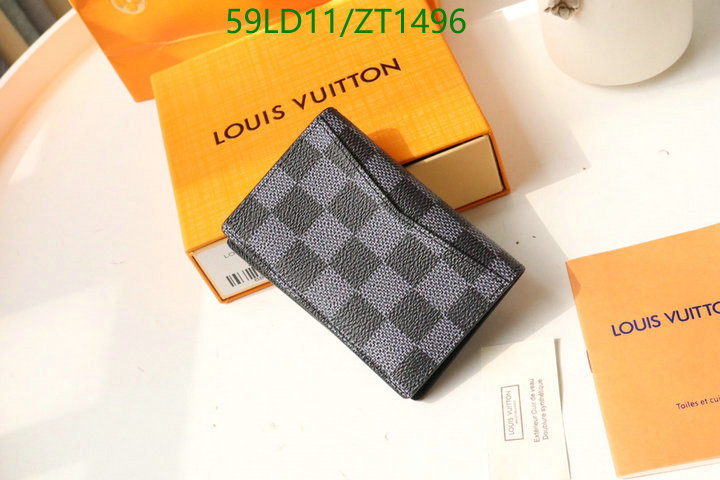 LV Bags-(Mirror)-Wallet-,Code: ZT1496,$: 59USD