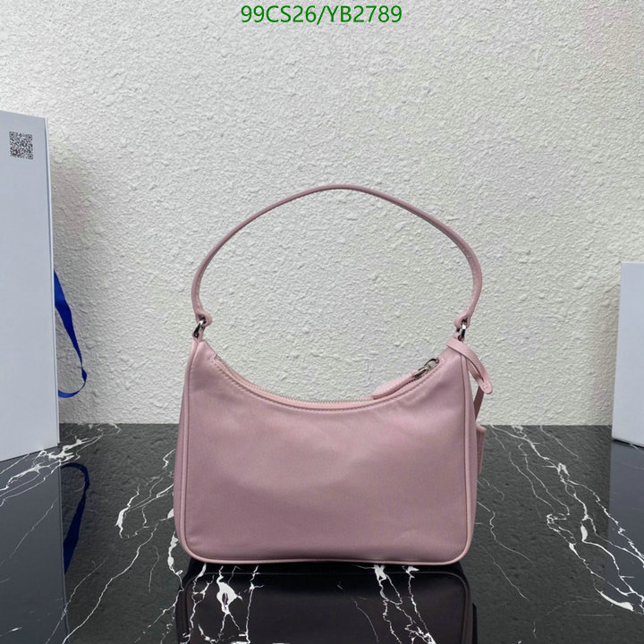 Prada Bag-(Mirror)-Re-Edition 2000,Code: YB2789,$: 99USD